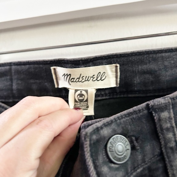 Madewell 10” high rise skinny button fly jeans 26 petite - Picture 3 of 6